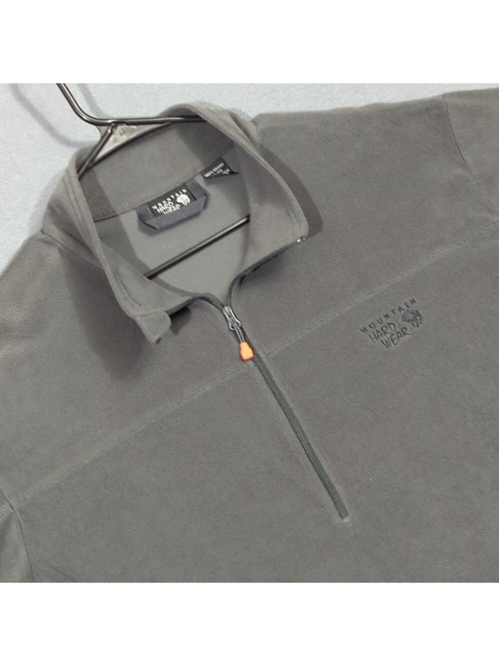 Mountain Hardwear Microchill Lite Zip Men's XXL Gray Outdoor Hiking Camp